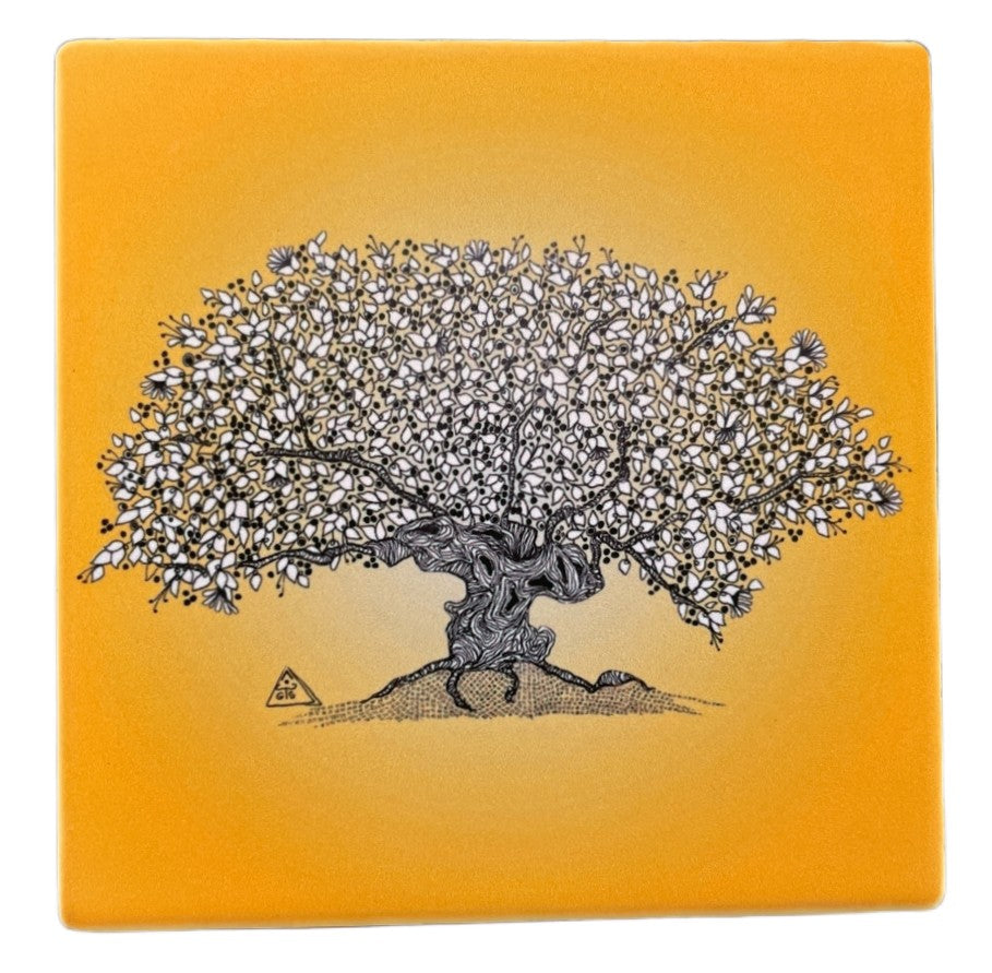 Tree of life coaster - orange