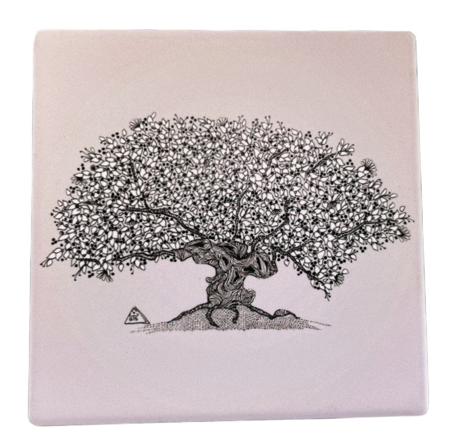 Tree of life coaster - pink