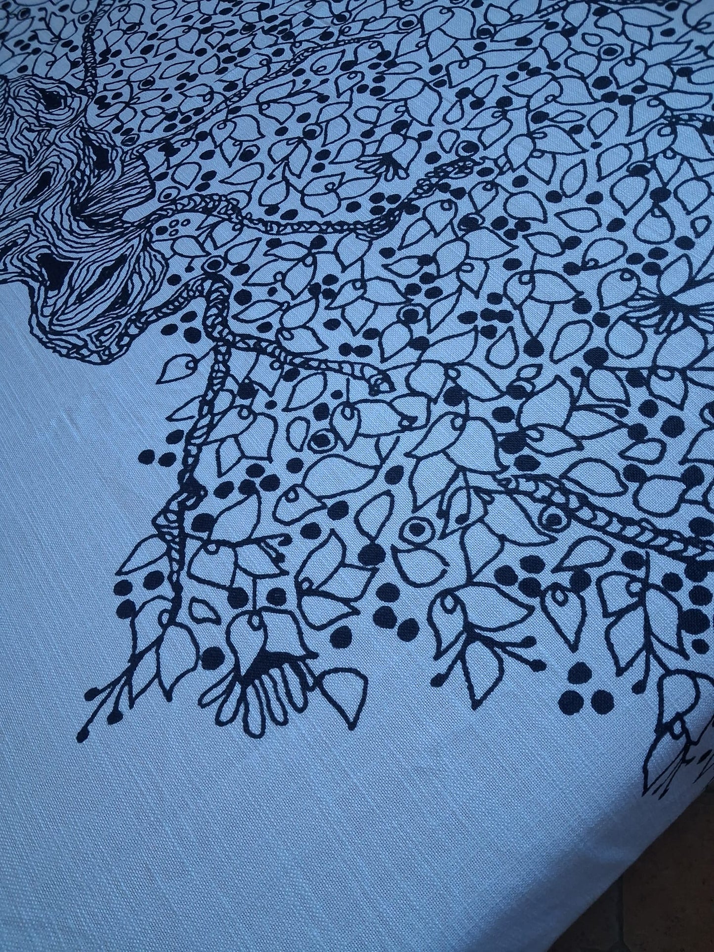 The bedsheets
