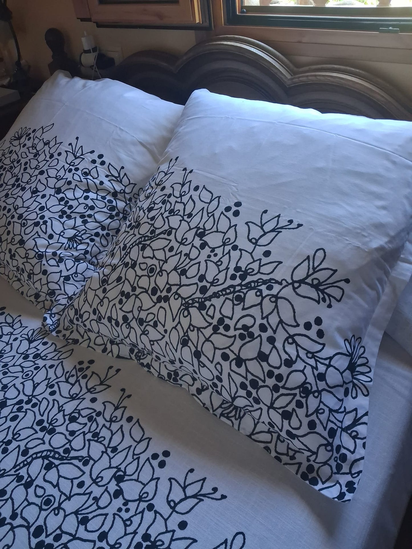 The bedsheets